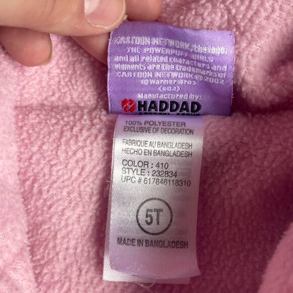 Vintage Powerpuff Girls Pastel Pink And Purple Fleece Lined Toddler Jacket 5T 💓 - Picture 5 of 5
